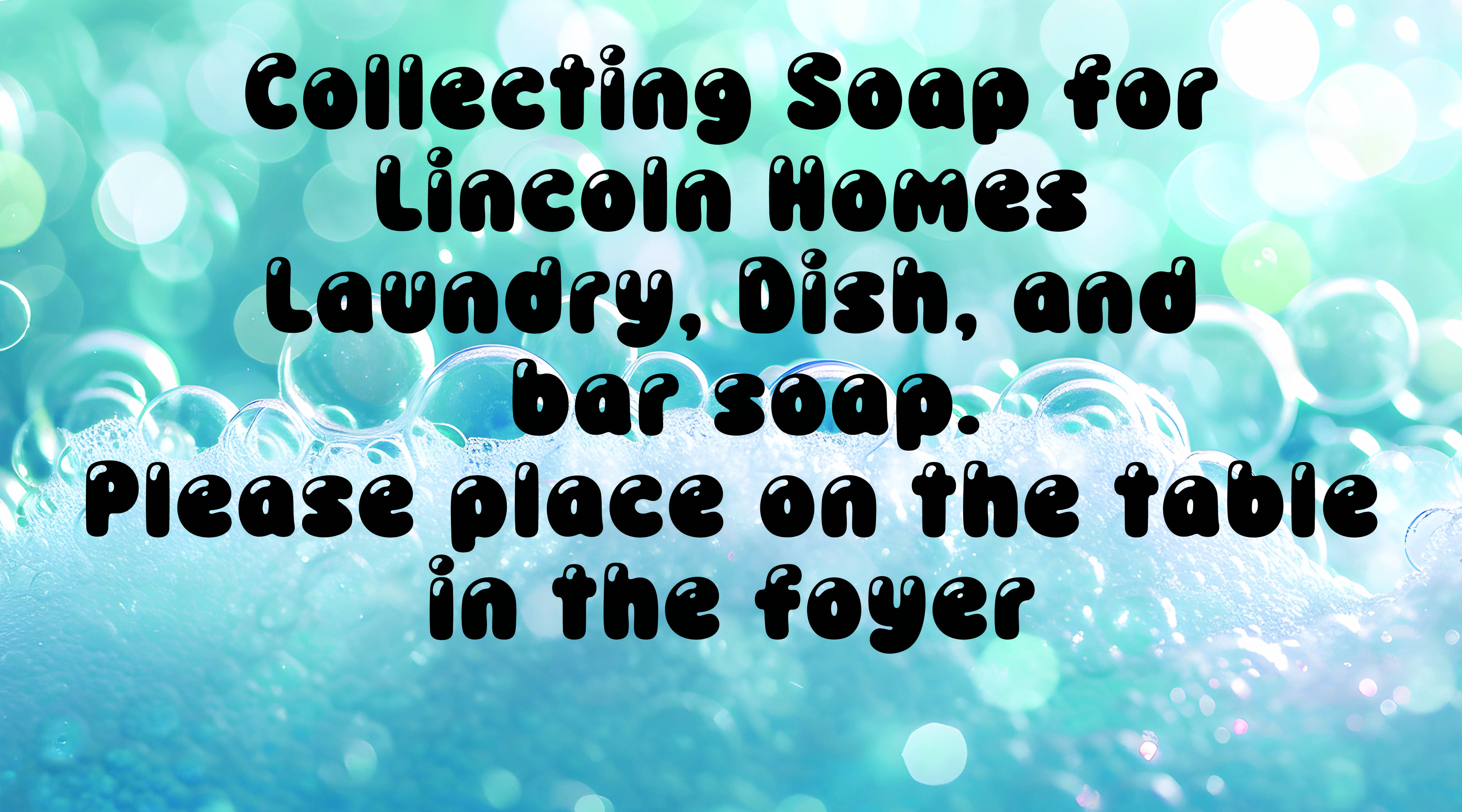 Soap drive for LH